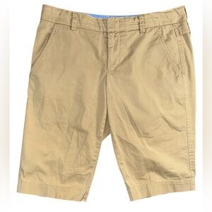 Vince Tan Bermuda Shorts Classic Cotton Blend